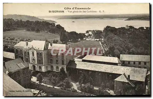 Cartes postales St Servan Vue generale des Corbieres