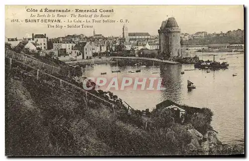 Cartes postales Saint Servan La Cale Tour Solidor