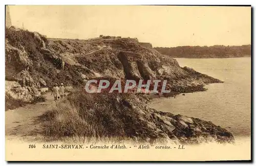 Cartes postales Saint Servan Corniche d Aleth