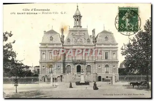 Cartes postales Saint Servan Hotel de Ville