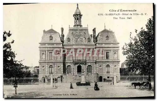 Cartes postales Saint Servan Hotel de Ville