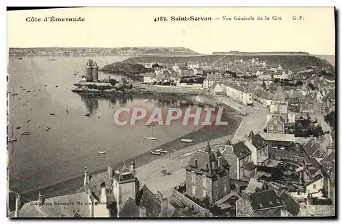 Cartes postales Saint Servan Vue Generale de la Cite