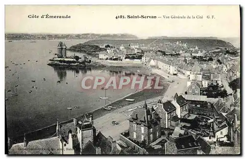 Cartes postales Saint Servan Vue Generale de la Cite