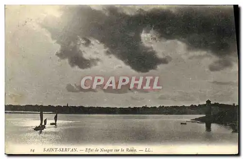 Ansichtskarte AK Saint Servan Effet de Nuages sur la Rance