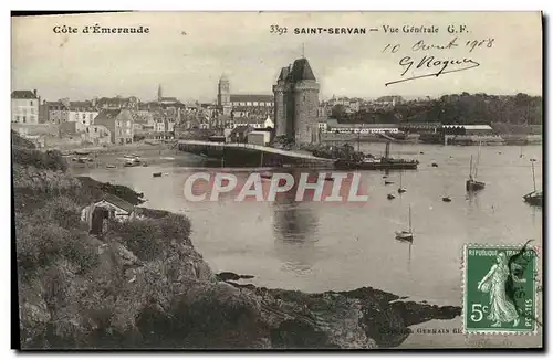 Cartes postales Saint Servan Vue Generale