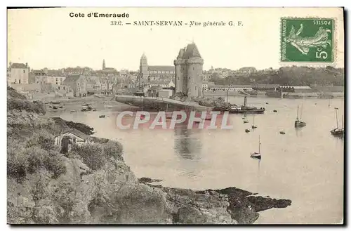 Cartes postales Saint Servan Vue generale