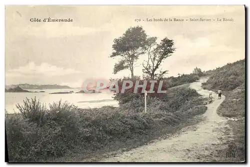 Cartes postales Saint Servan Le Rosais Les bords de la Rance