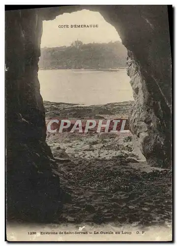 Ansichtskarte AK Environs de Saint Servan La Gueule au Loup