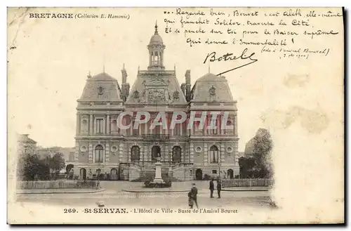 Cartes postales Saint Servan L Hotel de Ville Botrel