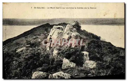 Ansichtskarte AK St Suliac Le Mont Grro qui domine la Vallee de la Rance