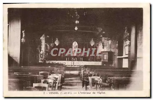 Cartes postales Vendel L Interieur de l Eglise