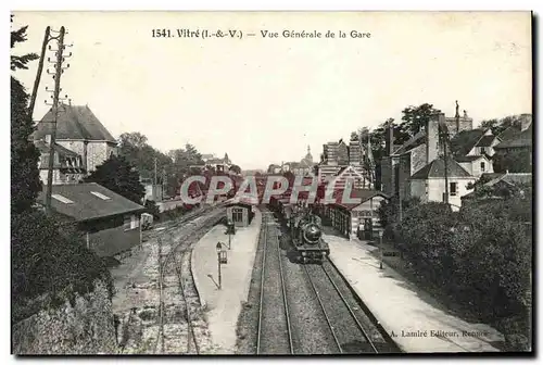 Cartes postales Vitre Vuie Generale de la Gare