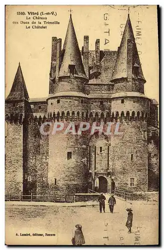 Ansichtskarte AK Vitre Le Chateau Des Ducs de la Trimoille Le Chatelet