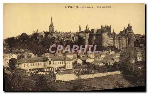 Cartes postales Vitre Vue Generale