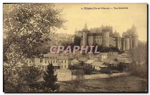 Cartes postales Vitre Vue Generale