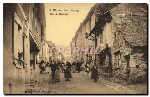 Cartes postales Vitre Rue Du Rachapt Femmes Folklore