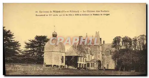 Ansichtskarte AK Environs de Vitre Le Chateau des Rochers
