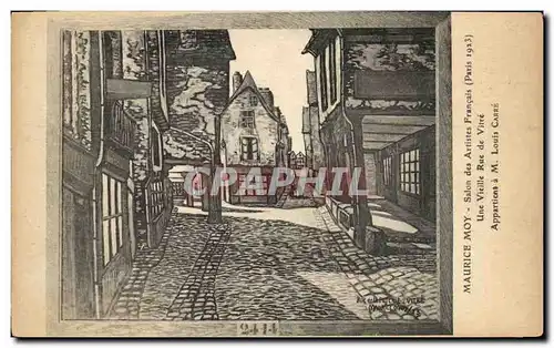 Cartes postales Maurice Moye Une vieille rue de Vitre