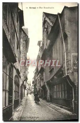 Cartes postales Vitre Rue Beaudrairie