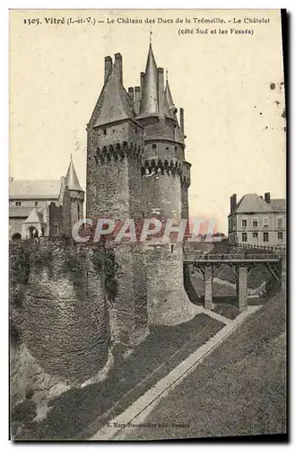 Ansichtskarte AK Vitre Le Chateau des Ducs de la Tremoille le Chatelet