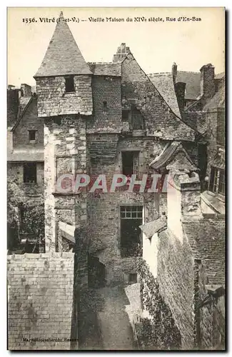 Cartes postales Vitre Vieille maison du 14eme Rue d en Bas