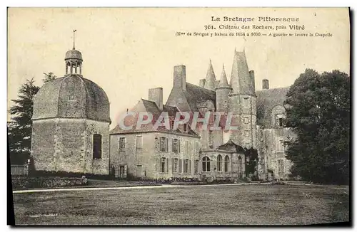 Cartes postales Chateau des Rochers pres Vitre