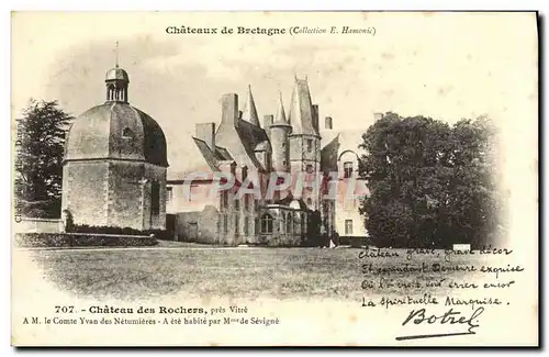 Cartes postales Vitre Chateau des Rochers Vitre