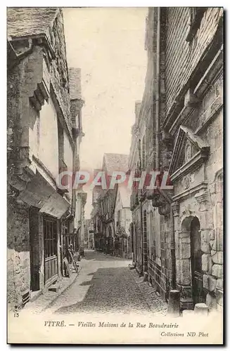 Cartes postales Vitre Vieilles Maisons de la Rue de la Beaudrairie