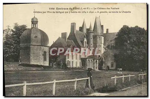 Cartes postales Environs de Vitre Le Chateau des Rochers