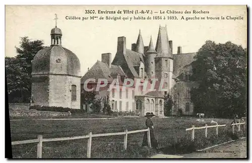 Ansichtskarte AK environs de Vitre Le Chateau des Rochers