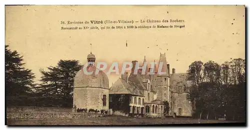 Cartes postales Vitre Le Chateau des Rochers