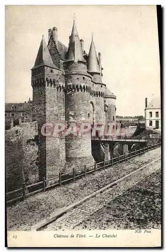 Cartes postales Vitre Le Chateau Le Chatelet