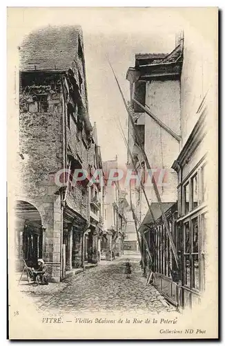 Cartes postales Vitre Vieilles Maisons de la Rue de la Poterie