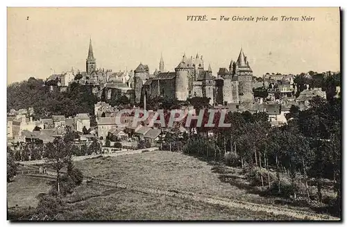 Cartes postales Vitre Vue Generale Prise des Tertres Noirs