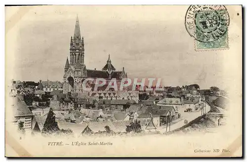 Ansichtskarte AK Vitre L Eglise Saint Martin