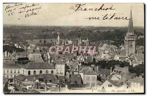 Cartes postales Vitre Vue Generale