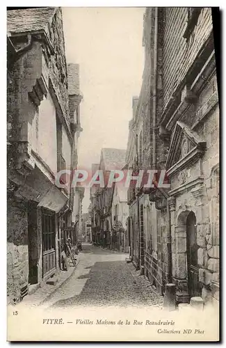 Cartes postales Vitre Vieilles Maisons de la Rue de La Beaudrairie