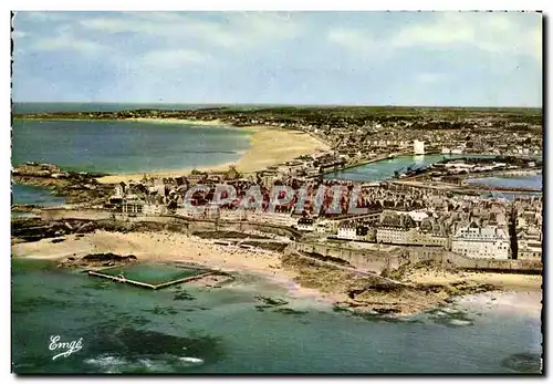 Moderne Karte Saint Malo Vue Generale