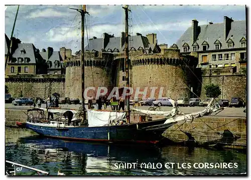 Cartes postales moderne Saint Malo Et Les Corsaires Bateau