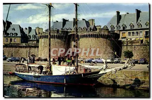 Moderne Karte Saint Malo Bateau voilier