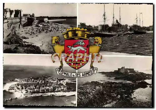 Cartes postales moderne Saint Malo Armes