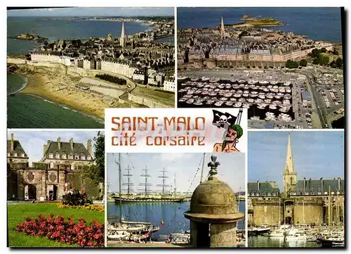 Cartes postales moderne Saint Malo Ses remparts