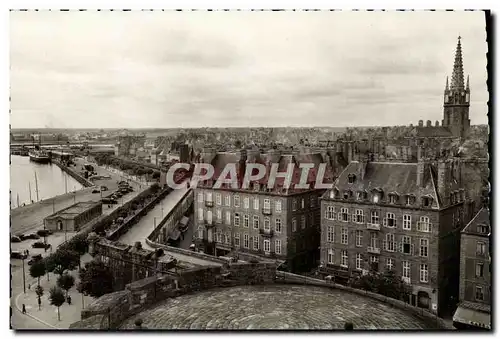 Cartes postales moderne Saint Malo La Promenade Des Remparts