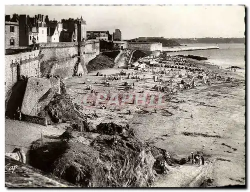 Cartes postales moderne St Malo La Plage de Bon Secours