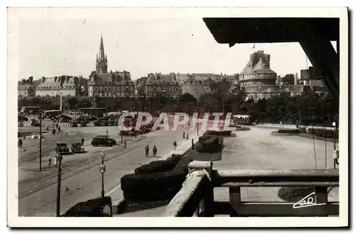 Cartes postales moderne St Malo Le Chateau et la Ville