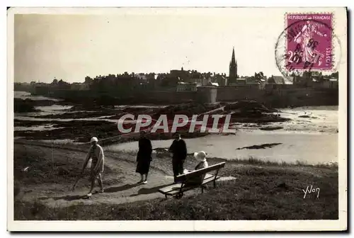 Cartes postales moderne St Malo Vue Prise du fort national