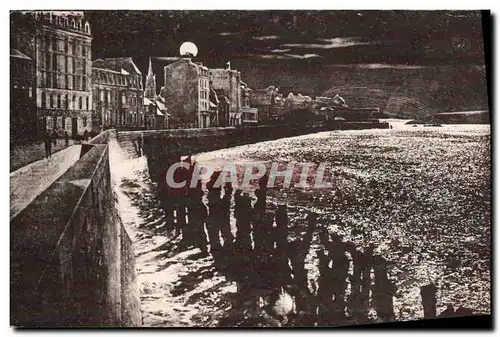 Cartes postales St Malo Effet de Lune