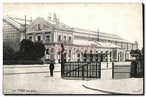 Cartes postales St Malo La gare