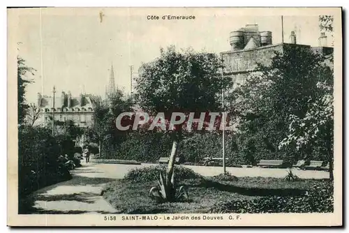 Cartes postales Saint Malo Le Jardin des Douves