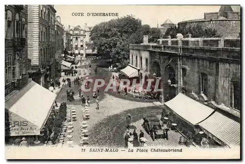 Cartes postales St Malo La Plage Chateaubriand